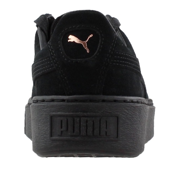 🆕 PUMA SUEDE PLATFORM "ROSE GOLD/BLACK" WMNS - Picture 3 of 7